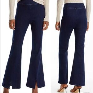 Frame Denim The Jet‎ Set Slit Flare Pull On Stretch Jeans